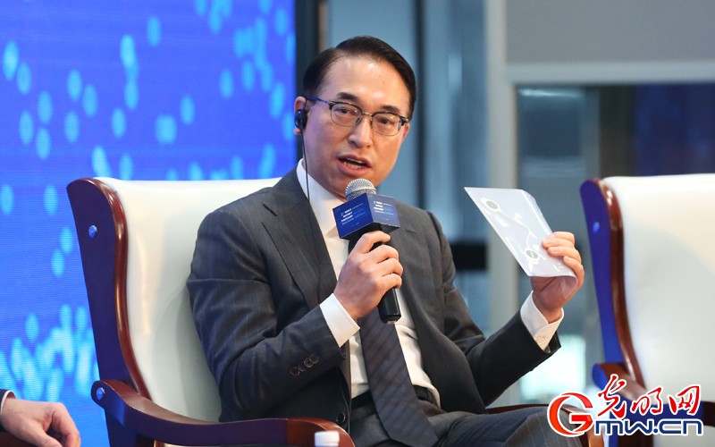 「星空财经」三星SDS总裁洪元杓：区块链在制造流程中能提升生产力