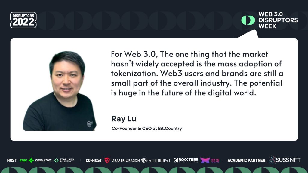 元宇宙项目Bit.Country联合创始人兼首席执行官：未来数字世界潜力巨大