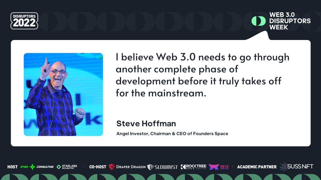 硅谷创业导师 Steve Hoffman：Web 3.0目前听上去不错，但并没有真正解决基本的用户需求